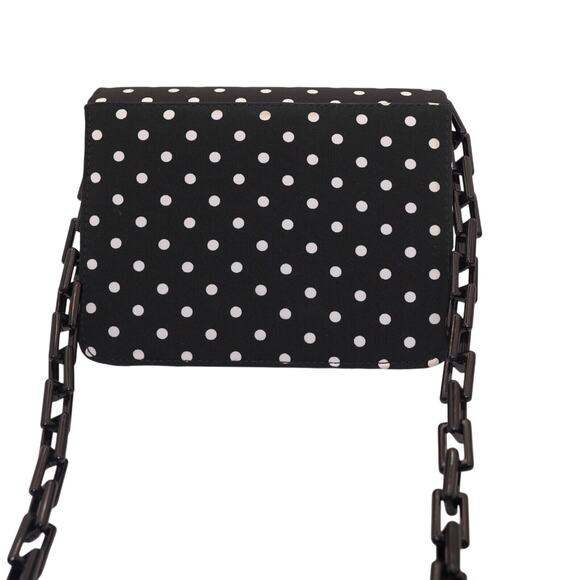 Vanessa Polka Dot Clutch Vtg Glam Girlhoodcore  Feminine Crossbody Convertible - Picture 2 of 13